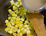 A picture of step 3 of Bottle Gourd and Beans Curry.