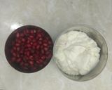 A picture of step 1 of Anar Raita.