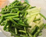 Foto langkah ke 1 dari resep Labusiam Kacang Panjang Telur Kuah Santan.