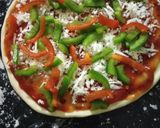 A picture of step 5 of Corn Pizza.