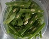 Foto langkah ke 1 dari resep Tumis Kubis Buncis Jamur.