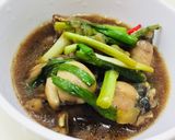Hình bước làm 5 của món Cháo ếch Singapore