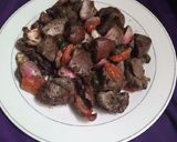 A picture of step 2 of Liver kebab.