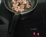 Foto del paso 1 de la receta: Macarrones con atún, huevo y tacos de jamón