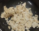 A picture of step 2 of Leftover Bhakri Chapati Fodni.