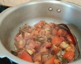 A picture of step 5 of Tomato Rice in Cooker.