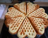 Foto langkah ke 7 dari resep Belgian Waffle Matcha.