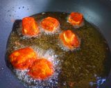 A picture of step 2 of Paneer 65.