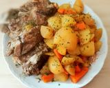 Une image de l'étape 4 de Côte de veau et ses légumes à la Nutricook de Seb.