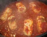Foto del paso 13 de la receta: Merluza con gambas en salsa de tomate