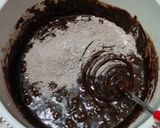 Foto langkah ke 3 dari resep Brownies panggang sekat anti gagal.