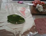 Foto del paso 2 de la receta: Nopales rellenos en papel aluminio