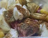 Foto del paso 4 de la receta: Falda al horno con papas - carne económica