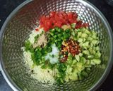 A picture of step 2 of Paneer Stuffed Besan Chilla.