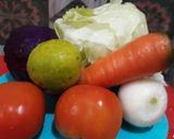 Foto langkah ke 1 dari resep Salad Sayur Warna Warni.