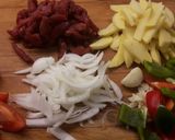 Foto del paso 1 de la receta: Lomo Salteado