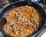 Une image de l'étape 7 de Blettes pommes de terre et patate douce au bœuf et oignon.