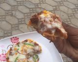 A picture of step 1 of Mini pizza’s.