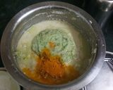 A picture of step 1 of Rukhi Dhokla.