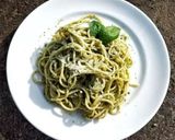 Foto langkah ke 4 dari resep Spaghetti Saus Pesto.