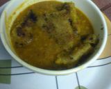 A picture of step 10 of Dal  dhoka.