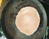 A picture of step 3 of RAGI PARATHA with Aloo Bhindi SABJI.