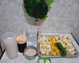 Foto langkah ke 1 dari resep Kolak Ketela + Pisang + Nangka🍌🥥 Kuah Santan Kental Manis Legit.