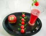 A picture of step 5 of Watermelon cooler.