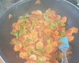 Foto del paso 3 de la receta: Atún con salsa de pimienta verde y verduras