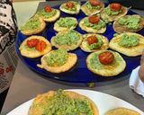 Foto del paso 5 de la receta: Blinis con pesto de brócoli y Tomates asados