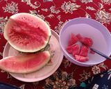 عکس مرحله 1 از دستور اسموتی هندوانه