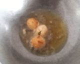 A picture of step 3 of Suji/ semolina balls.