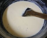 A picture of step 1 of Basundi.