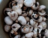 A picture of step 1 of My Sauteed Garlic Mushrooms. 💛.