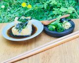 A picture of step 1 of Vegan Agedashi Tofu with Seaweed 🌱.