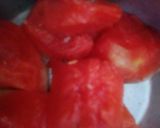 A picture of step 1 of Water melon milk shake.