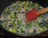 A picture of step 4 of Leek & Bacon Risotto.