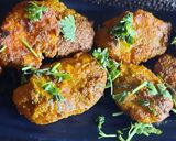 A picture of step 5 of Arbi fry.