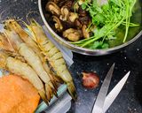 Hình bước làm 1 của món SÚP TÔM chả cua~ cho ngày se lạnh
