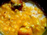 নারকেল ও পনির দিয়ে ছোলার ডাল (Narkel paneer diye cholar dal recipe in Bengali)