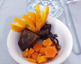 Foto langkah ke 1 dari resep Kunyit Asam Hangat Aroma Jeruk.
