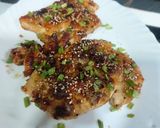A picture of step 6 of Chicken breast with honey garlic sauce.