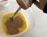 A picture of step 5 of Banana Pancakes (no flour).