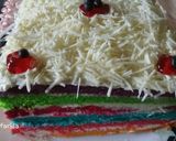 Foto langkah ke 5 dari resep Rainbow Cake Kukus Ny. Liem Super Lembut.