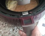 A picture of step 3 of No Sugar Motichoor Laddoo in Air fryer.