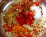 A picture of step 4 of Paneer Bhurji.