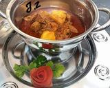 A picture of step 6 of 🥔🌿🥘Aloo gosht🥘🌿🥔 (lamb & potatoe curry).