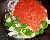 A picture of step 4 of Chicken Manchurian.