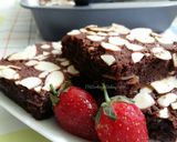 Foto langkah ke 3 dari resep Brownies Pisang Almond (Tanpa DCC).