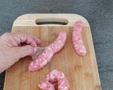 A picture of step 3 of Cream Cheese and Sausage Toasts.